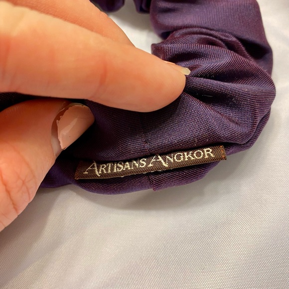 Purple colorful scrunchie - Picture 2 of 2